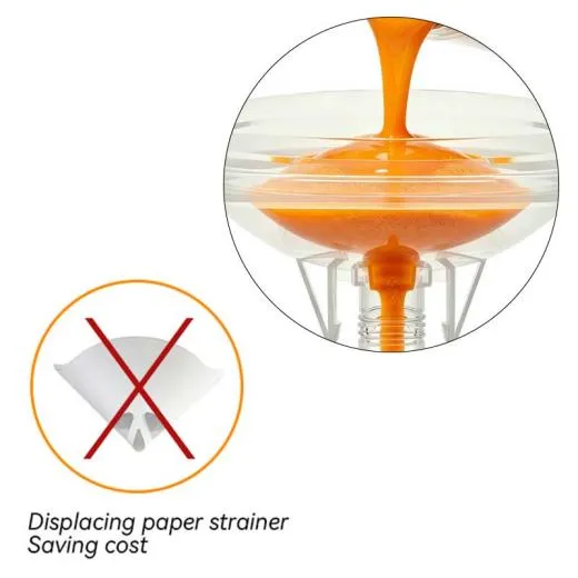 Geïntegreerd filter met volledige diameter: een revolutie in verffiltratie Geïntegreerd filter met volledige diameter: een revolutie in verffiltratie
